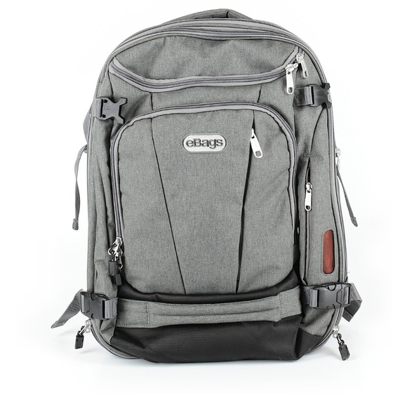 eBags Mother Lode Travel Convertible Backpack Grey RARE - Picture 1 of 9